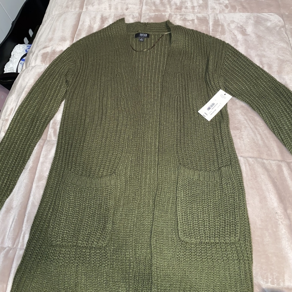 Olive green  cardigan